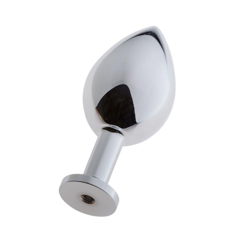 MALESATION Alu-Plug with suction cup large, chrome